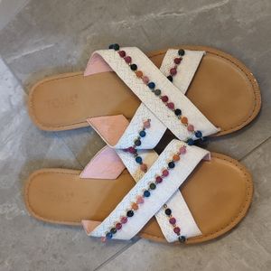 Toms Pom Pom Sandals 8